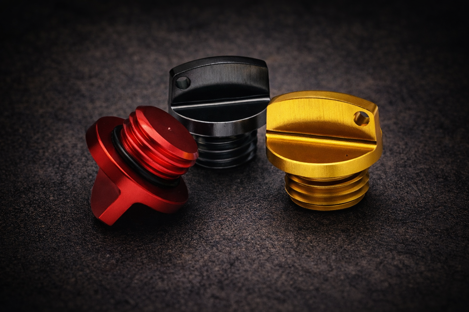 Les pièces anodisées