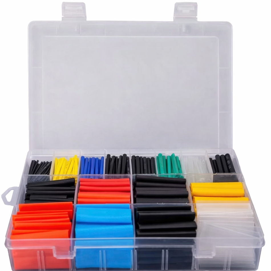 Boîte de 580 gaines thermo-rétractables – Assortiment complet