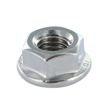 Écrou hexagonal inox A2 embase lisse - M8