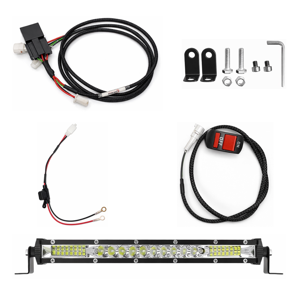 Kit rampe LED quad & moto – Complet avec faisceau