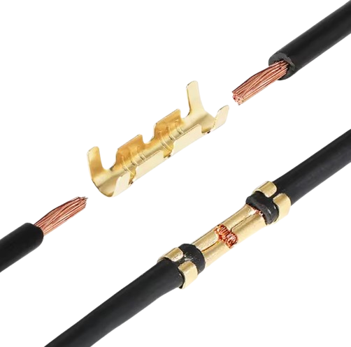 Cosse rallonge fils électrique mâle à sertir