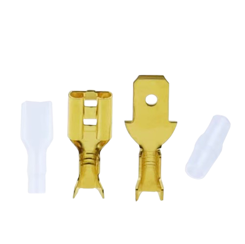 Kit connecteurs 4.8 mm avec gaine isolante