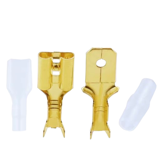 Kit connecteurs 6,3 mm avec gaine isolante